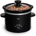 thumbnail image 1 of COOK WITH COLOR Slow Cooker, Crock Pot, 2-Quart with Removable Stoneware Pot, Black, 1 of 5
