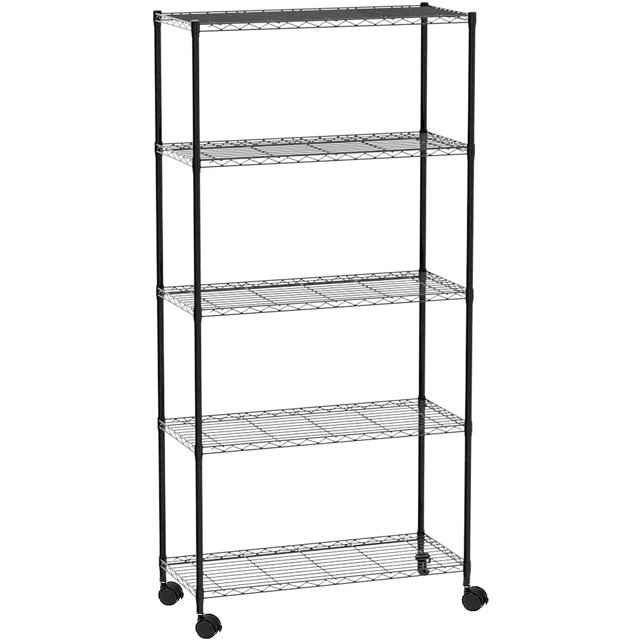 COOKCOK 5Tier Wire Shelving Unit Large Metal Shelf Organizer Garage