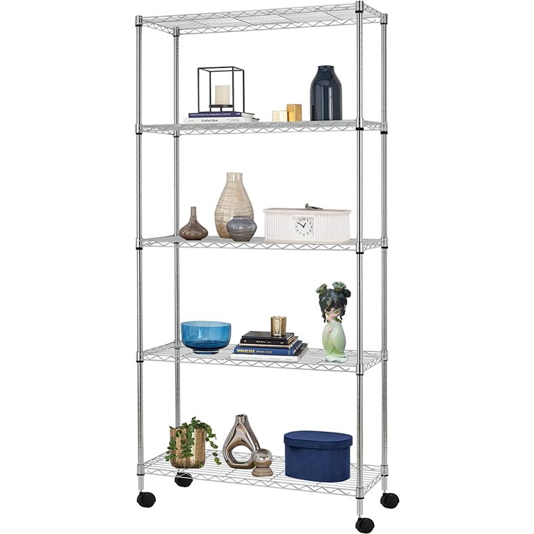 Wire Shelving with Wheels