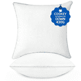 thumbnail image 1 of COOKEY 16 x 16 Throw Pillow Inserts(Set of 2),Indoor White Square Decorative Pillows for Couch & Bed, 1 of 12