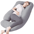 thumbnail image 1 of COOKEY Cooling Pregnancy Pillow,U Shaped Full Body Maternity Pillows for Belly and Back Support,Super Breathable for Hot Sleeper, 1 of 7