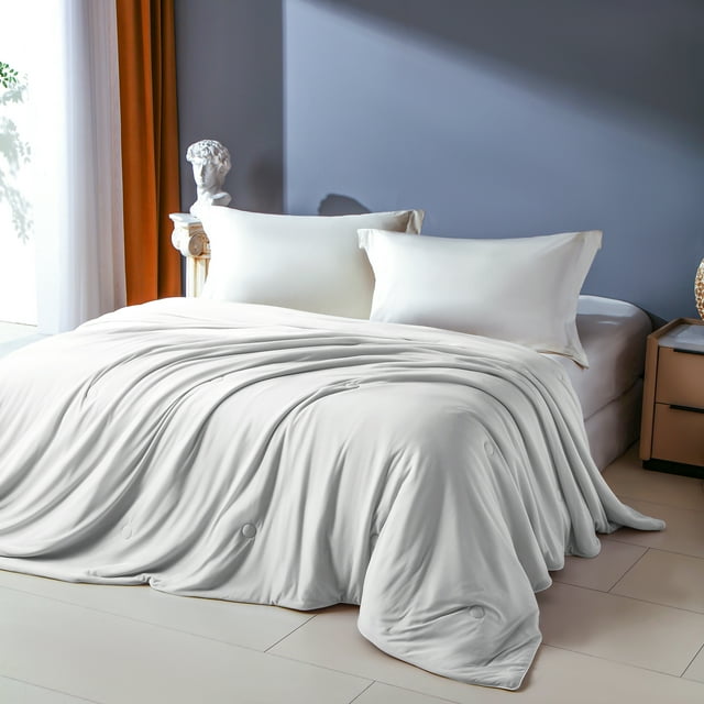 COOKEY Cooling Comforter for Hot Sleepers, Twin Size Cool Quilt
