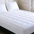 thumbnail image 1 of COOKEY Twin Mattress Topper, Quilted Fitted Mattress Protector with Deep Pocket, Breathable and Comfortable Mattress Pad, 39x75 Inches, 1 of 7