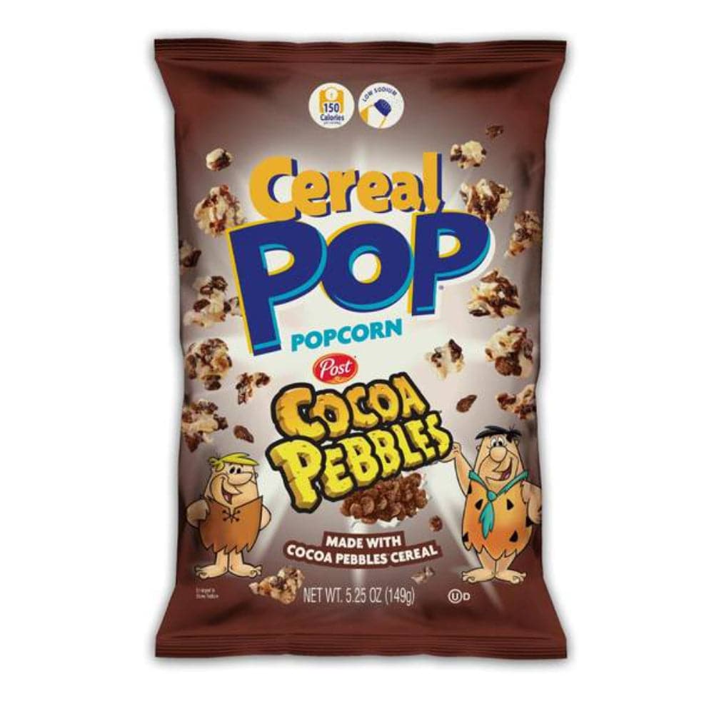 COOKIE POP POPCORN CEREAL POP COCOA PEBBLES