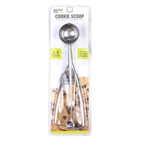 Gourmet Club Stainless Steel Cookie Scoop 1.5 Tbsp Multipurpose Portion Scoop for Cookies, Ice Cream, Meatballs & Melon Balls, Quick-Release, Dishwasher Safe