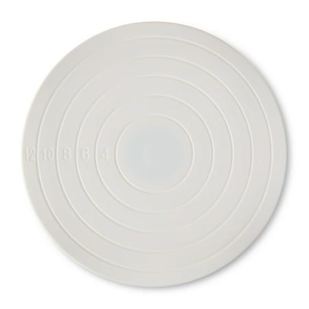1 Count, 5.5 IN Diameter, White, Cookie Turntable, by Way To Celebrate