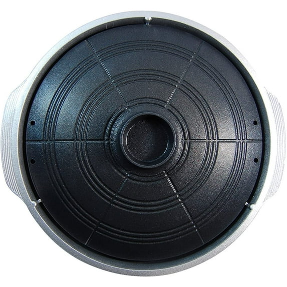 COOKKING - Korean Traditional BBQ Grill Pan, Cauldron Lid Shape - Stovetop Nonstick Indoor/Outdoor Smokeless BBQ Cast Aluminum Grill Pan