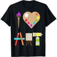 thumbnail image 1 of COOL I LOVE ART FUN COLORFUL FUTURE ARTIST AND CRAFTS TEE T-Shirt, 1 of 4