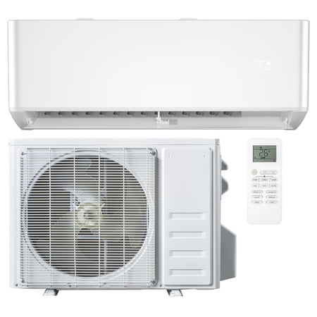 COOL LIVING 12,000 BTU Mini-Split Air Conditioner/Heat Pump Ductless Inverter and Install Kit