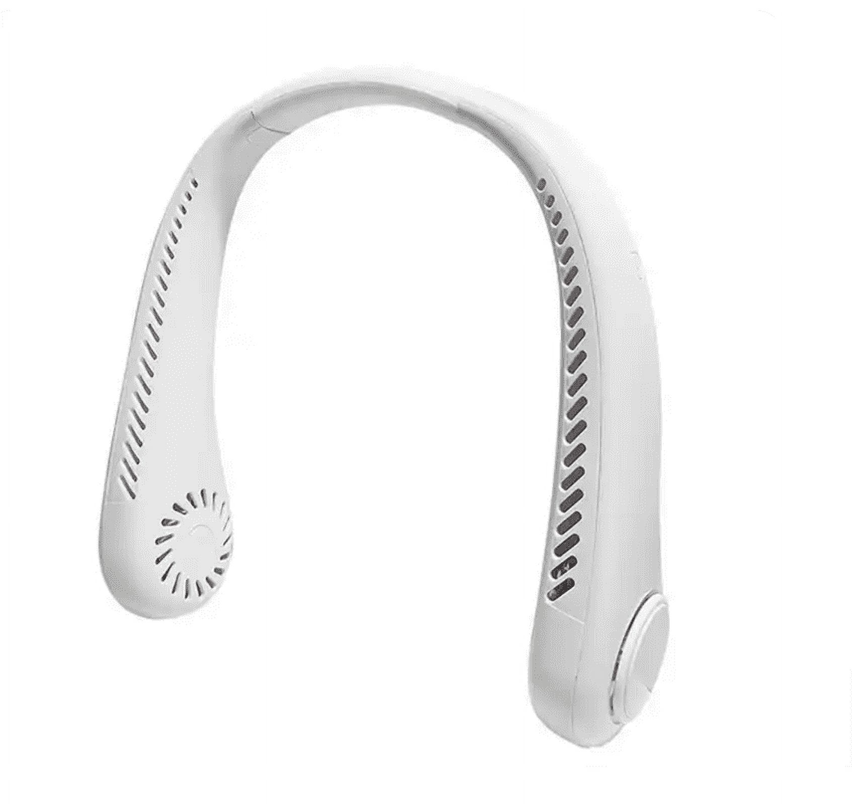 COOL MATE Portable Neck Cooling Fan, Rechargeable, USB Powered Desk Fan