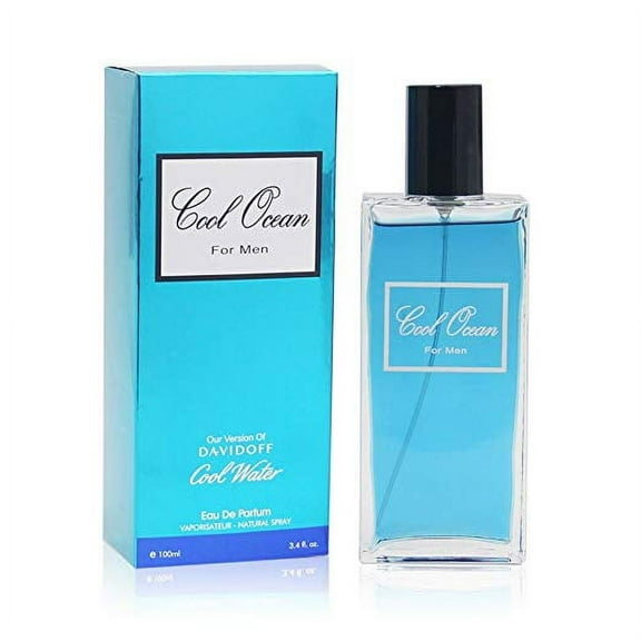 COOL OCEAN Perfume, 3.4 fl.oz. Eau De Toilette Spray for Men, Perfect Gift by Secret Plus
