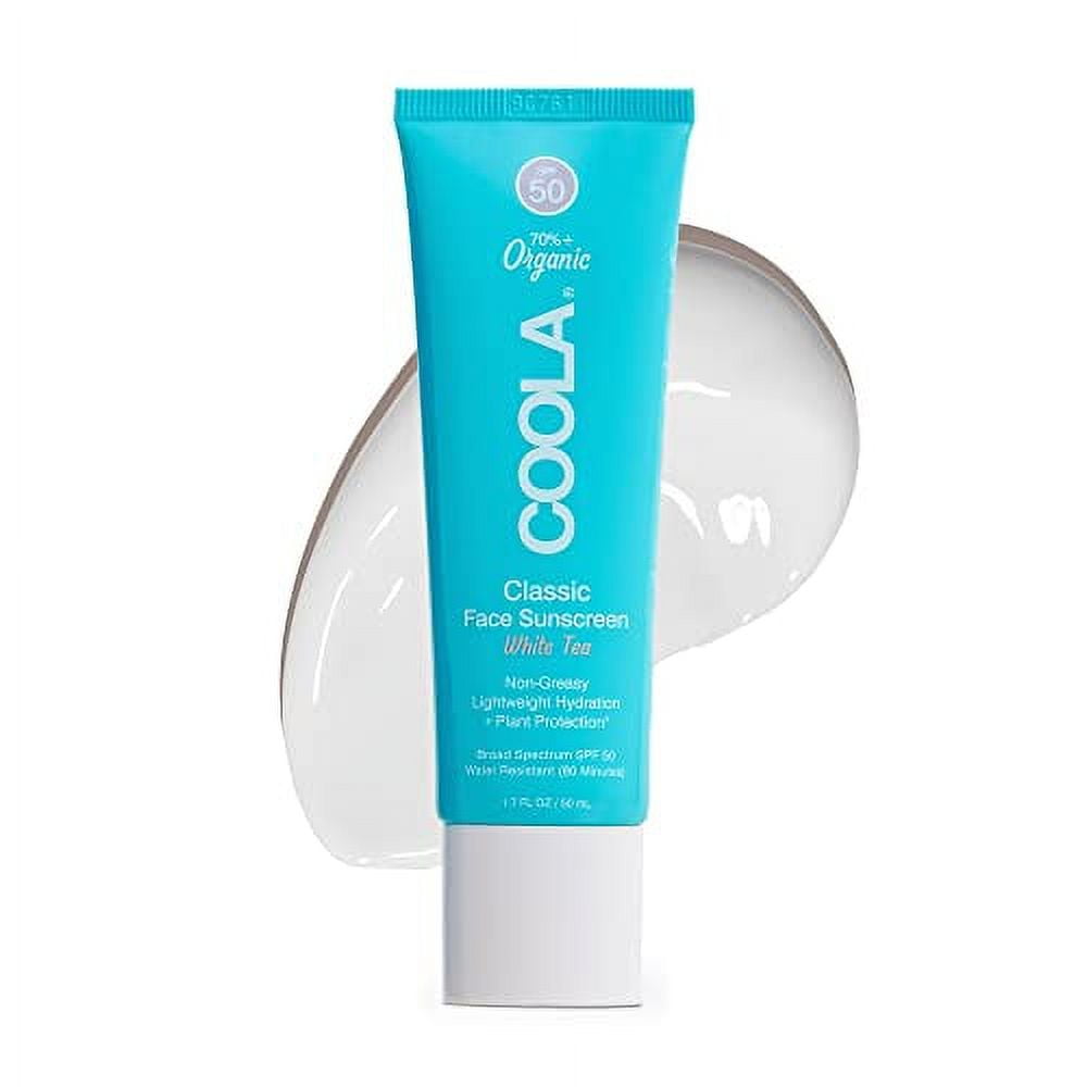 COOLA Organic Face Sunscreen SPF 50 Sunblock Lotion, Dermatologist