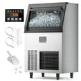 thumbnail image 1 of COOLAKE Commercial Ice Maker Machine 130lbs/24H, Under Counter Ice Machine with 34lbs Storage, 115V Air Cooled Stainless Steel Freestanding Ice Maker for Home Outdoor, 1 of 7