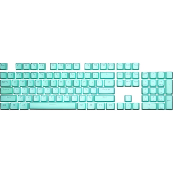 COOLER MASTER KC-NPDMF1-US PBT Doubleshot Backlit Keycap Upgrade Set Mint Green for Mechanical Keyboards