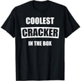 thumbnail image 1 of COOLEST CRACKER IN THE BOX TSHIRT BEST TRENDING TEES &TOPS, 1 of 4