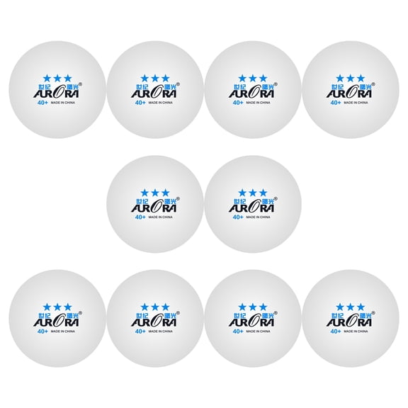 COOLHOOD 10 Pack Table Tennis Pingpong Bulk 40mm Diameter for Adults Amateur Game and Children Practice, Competition