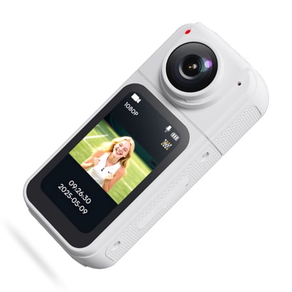 COOLHOOD 1080P Body Camera with Video 180 Degree Rotating Lens Wearable Pocket Camera for Outdoor Travel