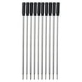 thumbnail image 1 of COOLHOOD 10Pcs Ballpoint Pen Refills Black/Blue Refill Length 4.5 Inch 1.0mm Point for Most Metal Ballpoint Pen Office Use, 1 of 3