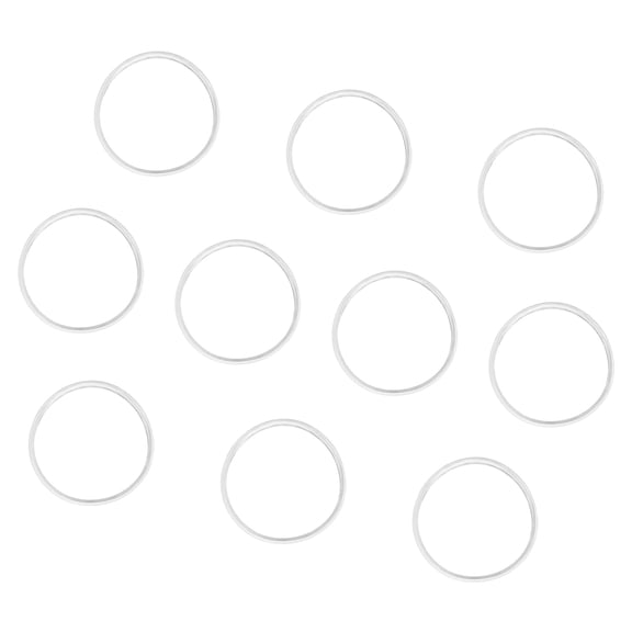 COOLHOOD 10Pcs Lid Sealing Gaskets Replacement Leakproof Silicone Cup Lid Gaskets Seals for Insulated Metal Steel Tumblers