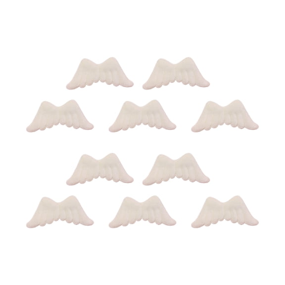 COOLHOOD 10pc/20PCS/50PCS Plush Wing Patches Make Headbands Clothing Bag Hair Barrettes Wristband Sewing Decors