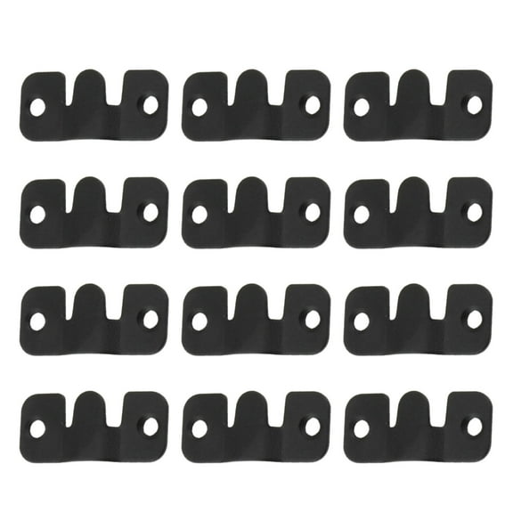 COOLHOOD 12 Pack Brackets Secure & Stylish Wall Fixings Stainless Steel Brackets for Headboard