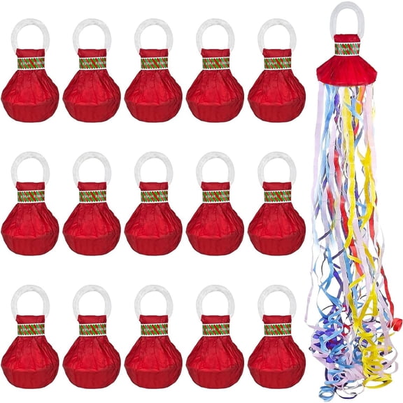 COOLHOOD 15Pieces Reusable Paper Toss Ribbons For Celebration Event Easy Cleanup Party Decorations Event Decoration Essential
