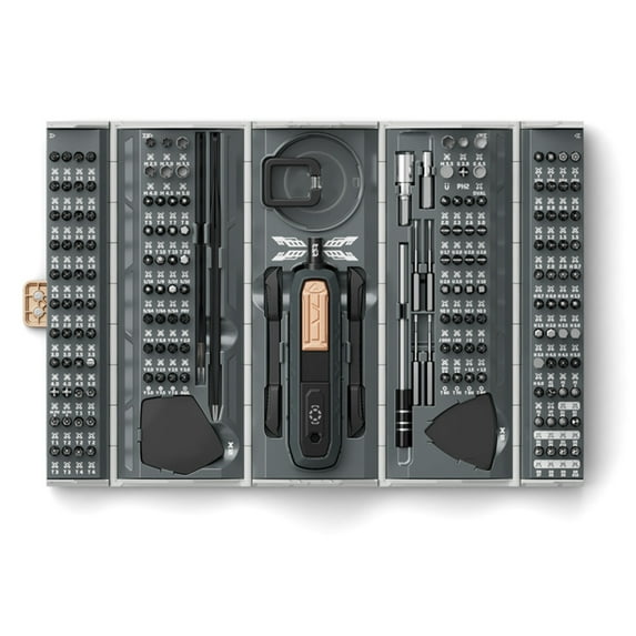 COOLHOOD 180 in 1 Precisely Screwdriver Set Magnetic for Computer PC Laptop Tablet Game Console Computer PC Laptop Tablet