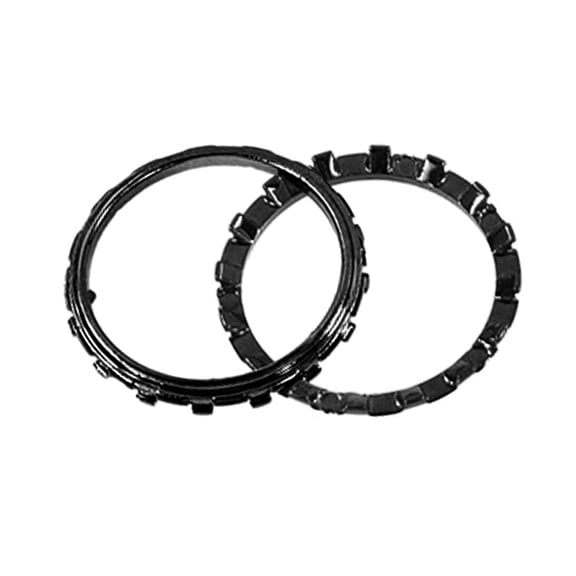 COOLHOOD 1Pair Metal Thumbstick Accent Rings for Controller Handle Analoy Joysticks Accent Rings Replacement Accessories
