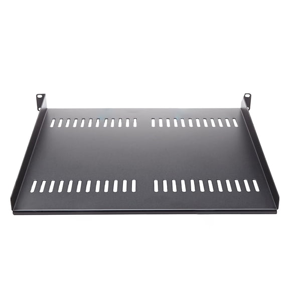 COOLHOOD 1U Server Rack Shelf Vented Rack Mount Cantilever Tray for 19" NetworkEquipment Rack & Cabinet - Heavy Duty