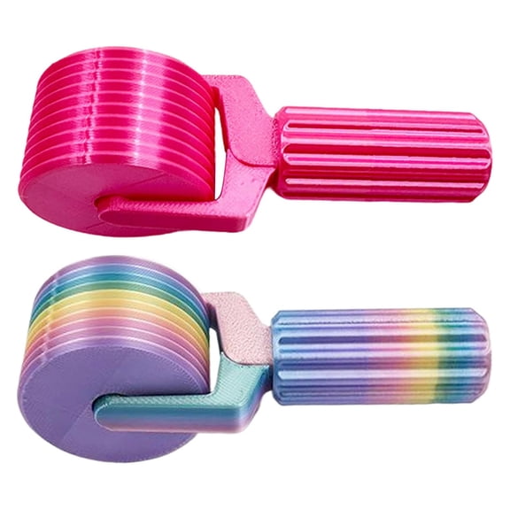 COOLHOOD 2 Pieces Art Roller - Essential Craft Tool for Rhinestone Embroidery, Hand Roller, Detachable Painting Tool