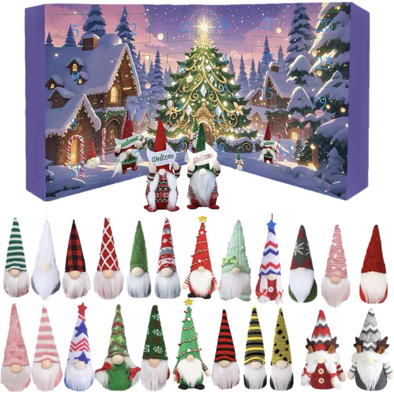 COOLHOOD 2025 ElfinAdvent Calendar - Collectible Character Ornaments With 24 days until Christmas, the Advent Surpri