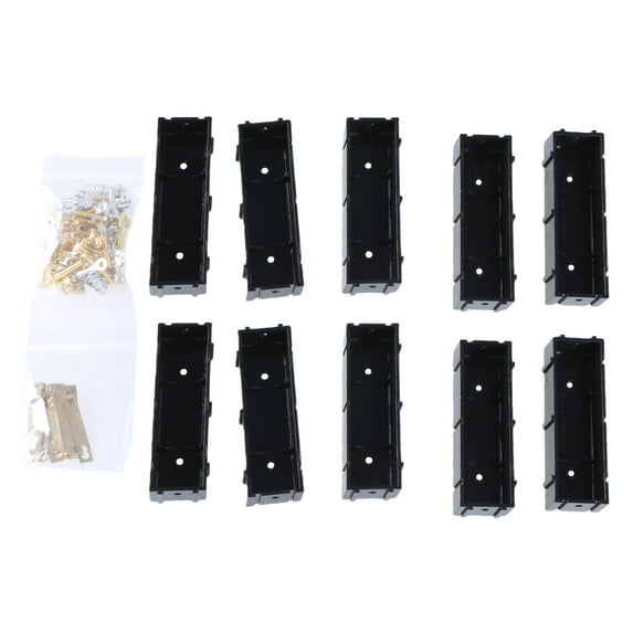 COOLHOOD 21700 Splicable Battery Holder Kits With Coppers Strips, 10Pack Modulars Splicable Slots for Electronics