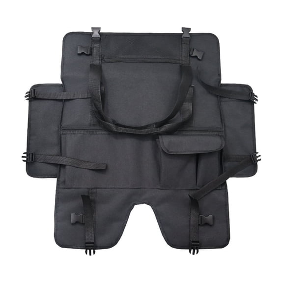 COOLHOOD 27Inch Desktop Computer Cover Waterproof Travel Case For Screens Monitors with Multiple Pocket Adjustable Strap