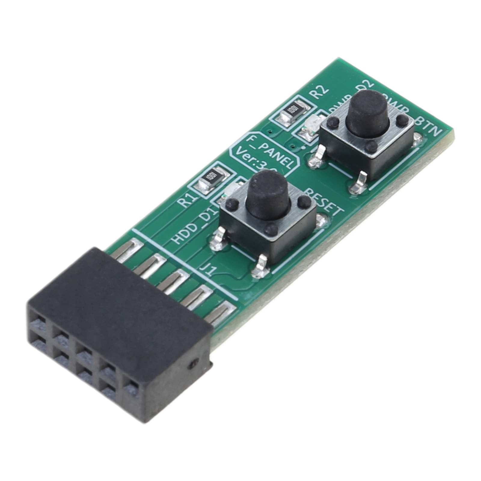 Computer Switch Board COOLHOOD 2x5 Pin ResetPower Switches Board Adapter for Computer ...