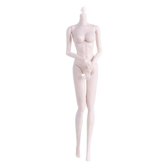 COOLHOOD 30Cm Realistic Articulated Figure Body Nude Joint Doll Body With Life Like Skin Texture For Customizable Doll Crafting