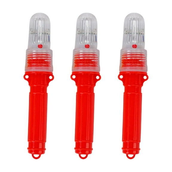 COOLHOOD 3pcs Marine Signals Light Fishing Net Warning Light Yacht Positioning Flashing Light Signals Lamp