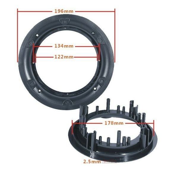 COOLHOOD 4/5/6.5/8inch Ceiling Speakers Grille Covers Round Commercial Ceiling Speakers Grille for Speakers Decorative Accessorie