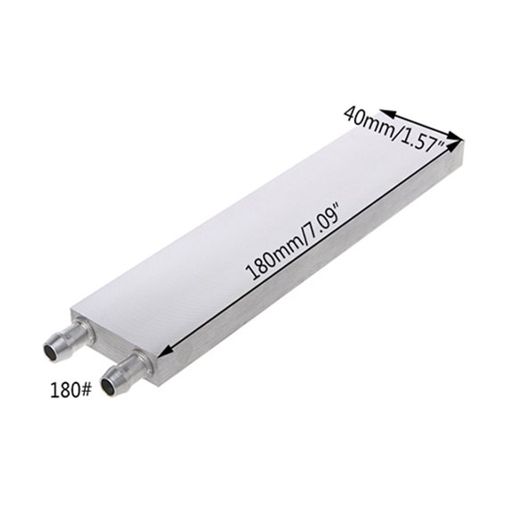 COOLHOOD 40120mm Primary Aluminum Water Cooling Block Heat For PC Laptop CPU