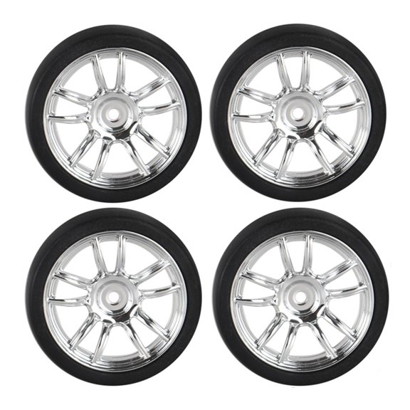 COOLHOOD 4PCS/Set Remote Control Crawlers Wheel Tire 1:18 Remote Control Crawlers Car Truck Modified Upgrade Tool