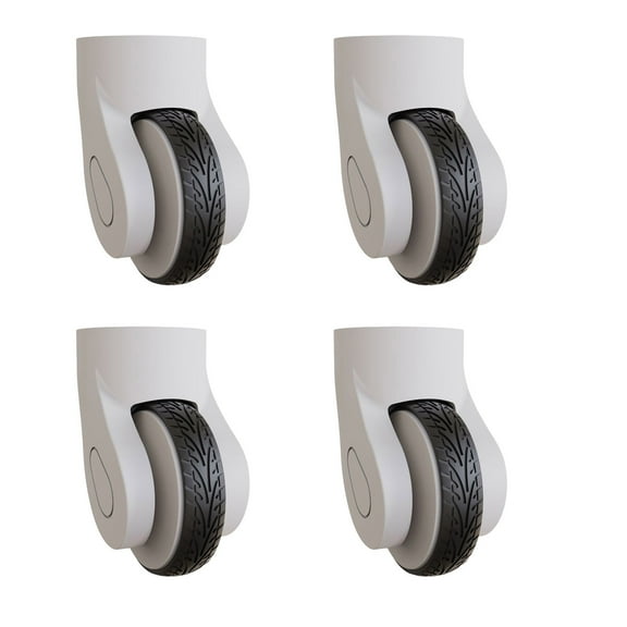 COOLHOOD 4Pcs Luggage Wheel Silicone Suitcase Wheel Reduce Noise Luggage Spinner Wheel for Most Caster