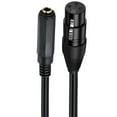 thumbnail image 1 of COOLHOOD 6.35 mm 1/4" Female to Female & Male Adapter Cable,Quarter inch / to 3 Pin Interconnect Cable, 1 of 3