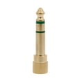thumbnail image 1 of COOLHOOD 6.35mm to 3.5mm Adapter Gold Plated 6.35 Male to 3.5 Female Plug Converter for Headphones Digital Piano Keyboard, 1 of 2