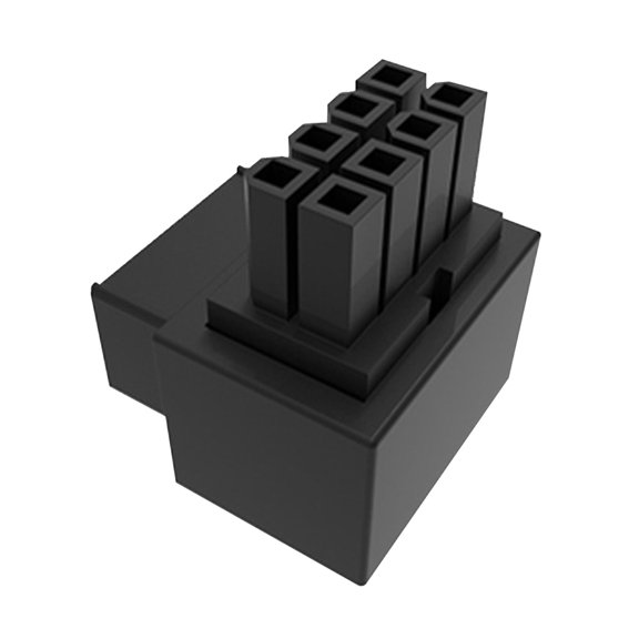 COOLHOOD 8Pin Female 90 Degree Angled To 8 Pin Male Power Adapter GPU Power Steering Connector For Graphics Video GPU