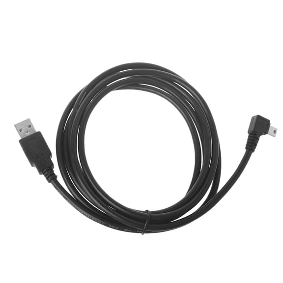 COOLHOOD 90 Degree Left/Right USB 2.0 A Male To Mini-B Male 5Pin Data Adapter Cable