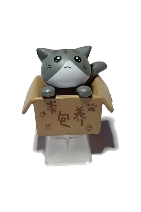 ABS for Cat Cartoon Anime Keycap Bottom Backlit Keycaps Fit for MX Mechanical Keyboard for Key Childre