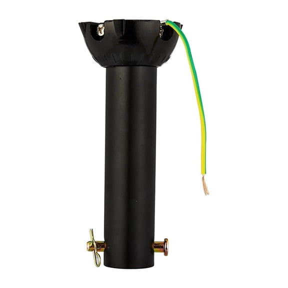 COOLHOOD Adjustable Ceiling Fan Downrod Extension Poles 26.5x150cm General Compatibility Strong Metal Construction for Home Use