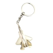 COOLHOOD Creative Fighter Plane Charm Keychain with Realistic J-35A Aircraft Shape Perfect for Collectors and Giving