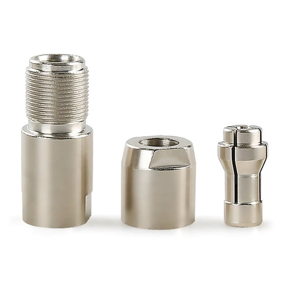 COOLHOOD Angles Grinder To Straight Grinder Chucks Adapter With 3mm And 6mm Double Collets For Precise Grinding Tasks
