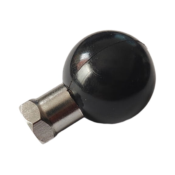 COOLHOOD AntiSlip 1In Round Adapter Compatible for Phone Mount B Size Double Socket Arm M6/0.8cm/1/4in Threaded Hole Accessories