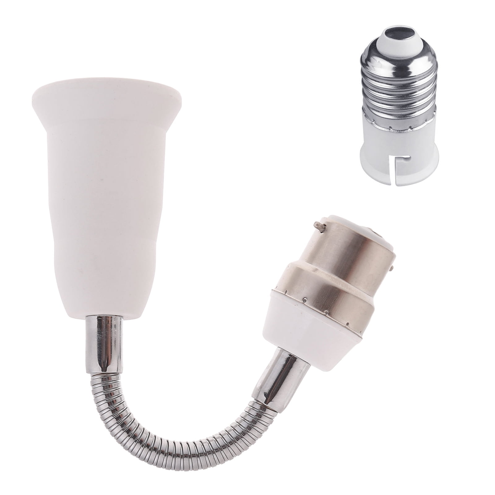COOLHOOD B22 to E27 Extender Light Holder Adapter 360 Adjustable ...